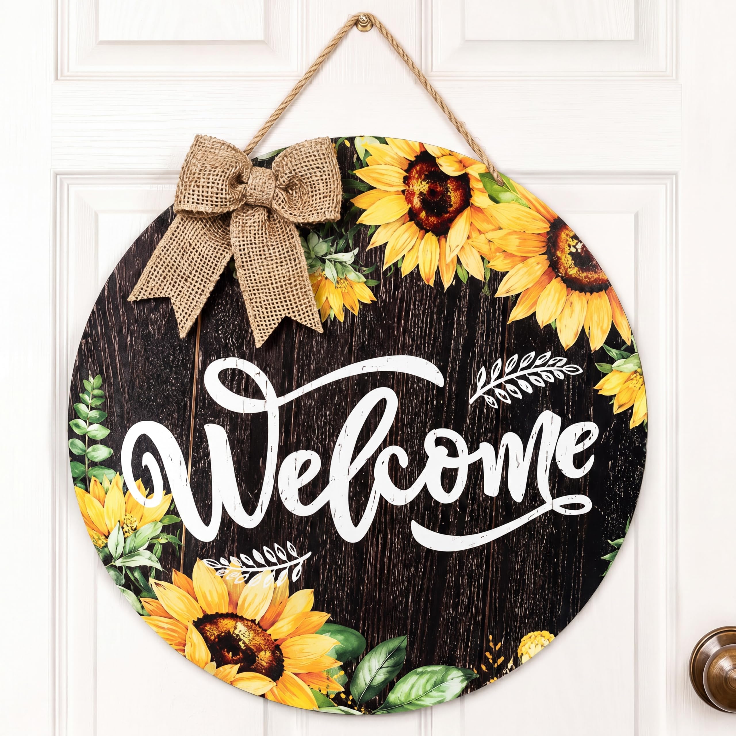 Amazon.com: Jetec 12 x 12 Inch Sunflower Welcome Sign for Front